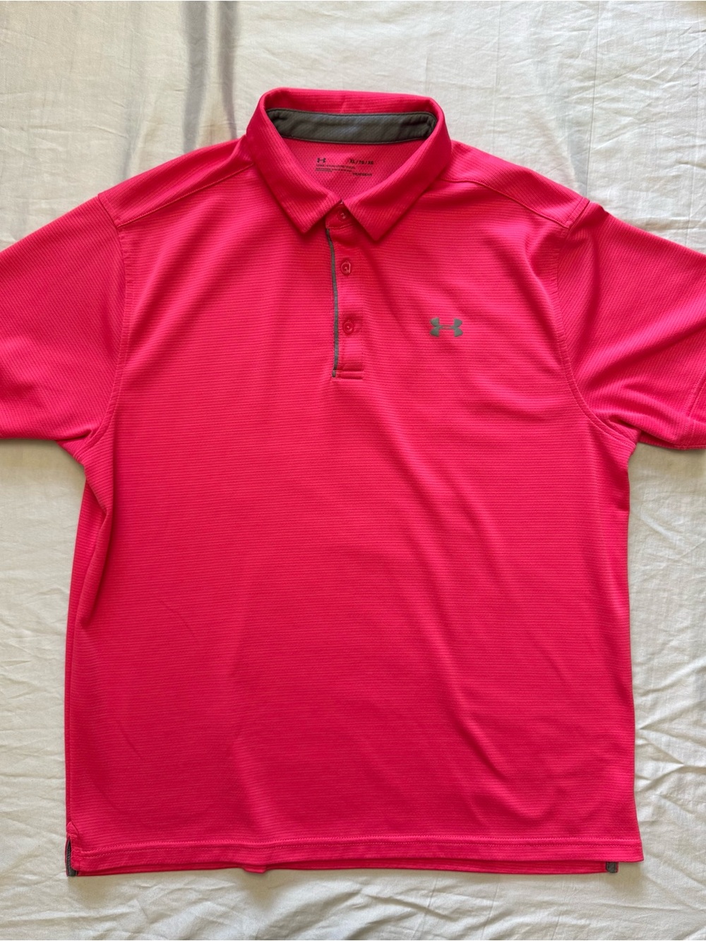 Under Armour Men’s Hot Pink Performance Polo